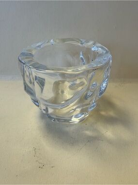 Nachtmann Germany Glacier Crystal Votive  Tea Light Candle Holder.